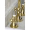 Kingston Brass KS2982BAL Heirloom Widespread Bathroom Faucet W/ Brass Pop-Up, Brass KS2982BAL - alternate 6
